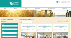 Desktop Screenshot of bookings.resortrentals.us